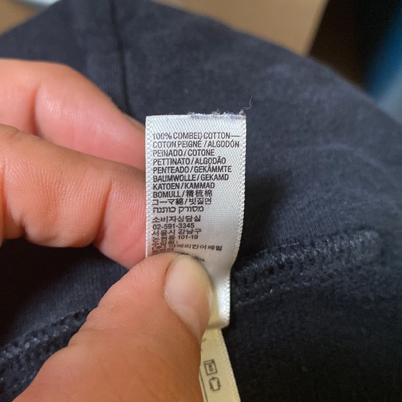 American Apparel Black with White Zipper Sleeveless Gilet Size Large - Picture 6 of 6